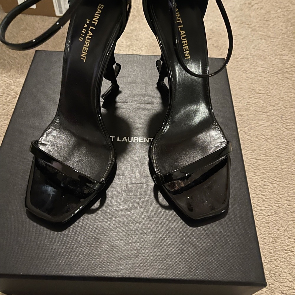 YSL Patent Leather Sandal
